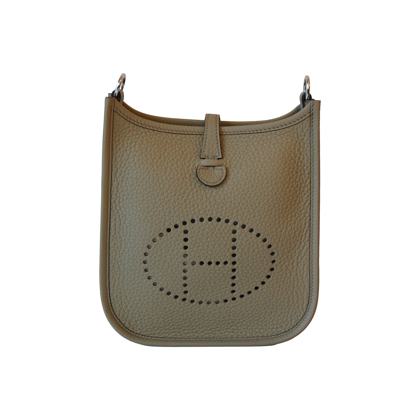 Hermes Taurillon Clemence Evelyne TPM Beige Marfa-NOBLEMARS