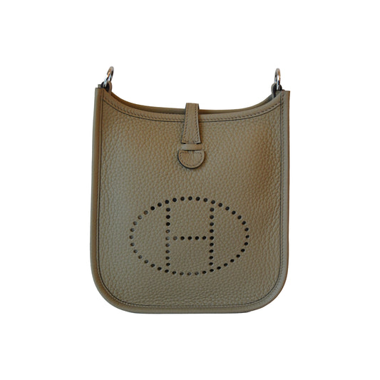 Hermes Taurillon Clemence Evelyne TPM Beige Marfa-NOBLEMARS