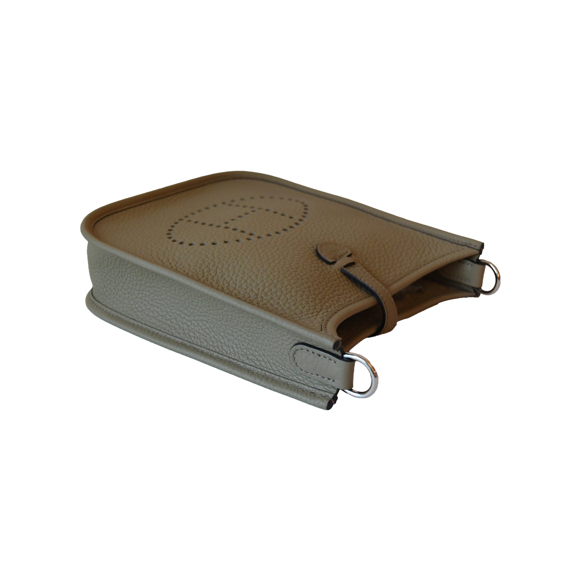 Hermes Taurillon Clemence Evelyne TPM Beige Marfa-NOBLEMARS