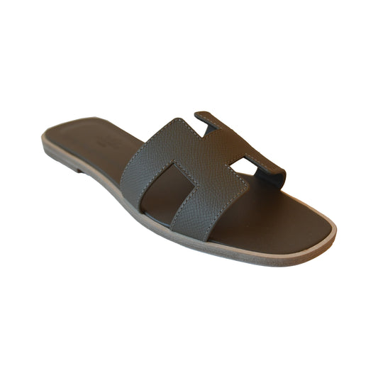 Hermes Oran Sandals Etoupe-NOBLEMARS
