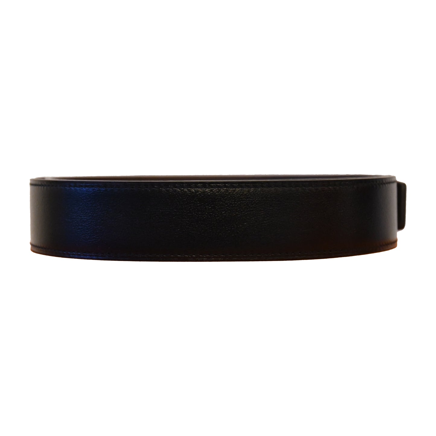 Hermes H Au Carre Reversible Belt Silver Hardware Black-NOBLEMARS
