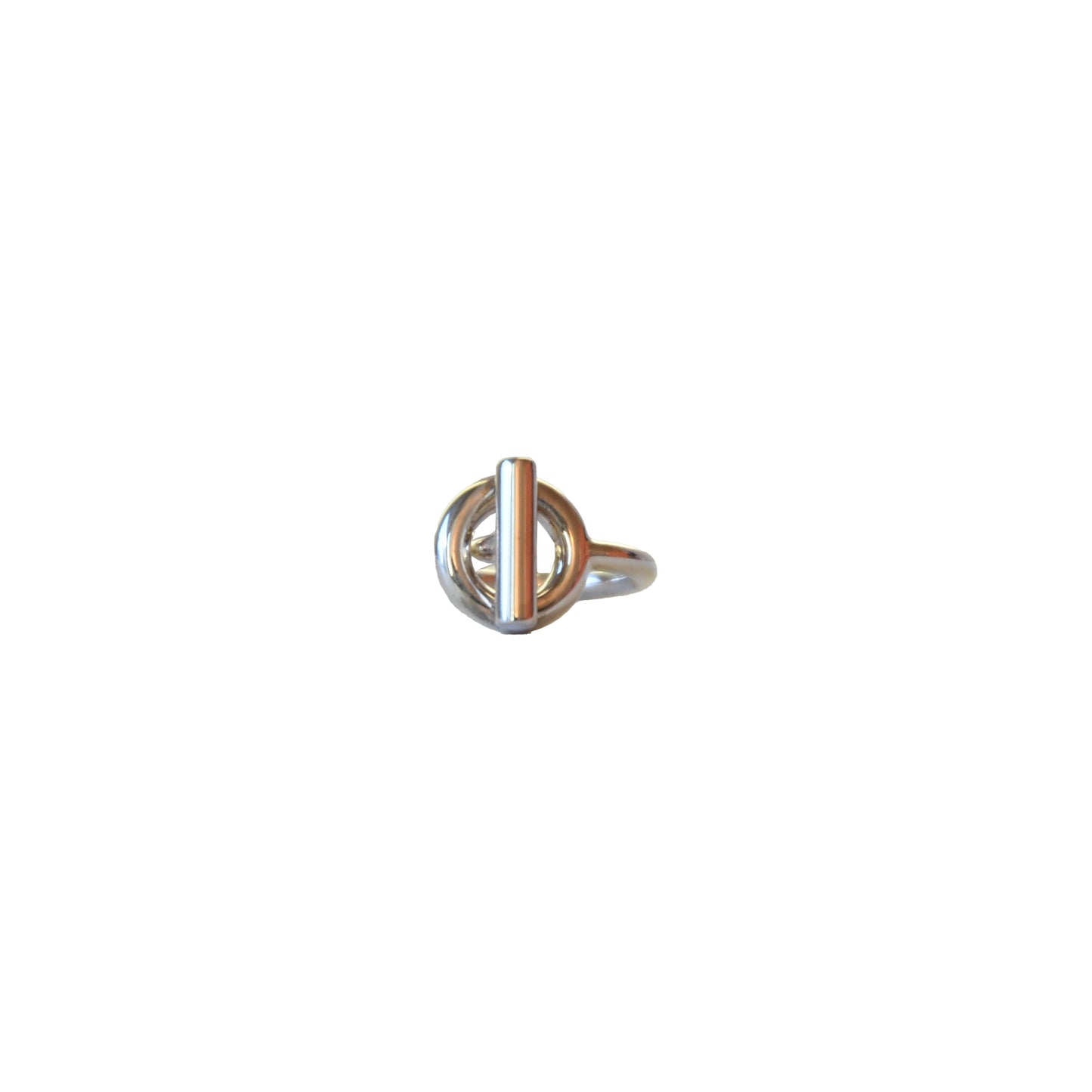 Hermes Sterling Echappee Ring Silver