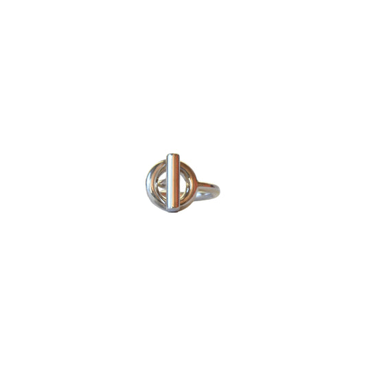 Hermes Sterling Echappee Ring Silver