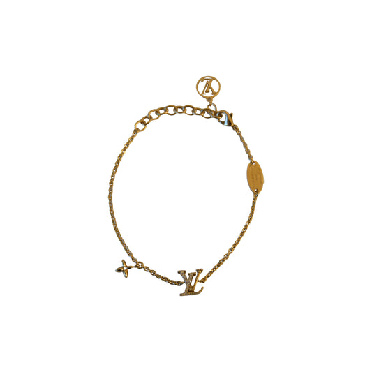 Louis Vuitton Braless LV Iconic Bracelet Gold-NOBLEMARS