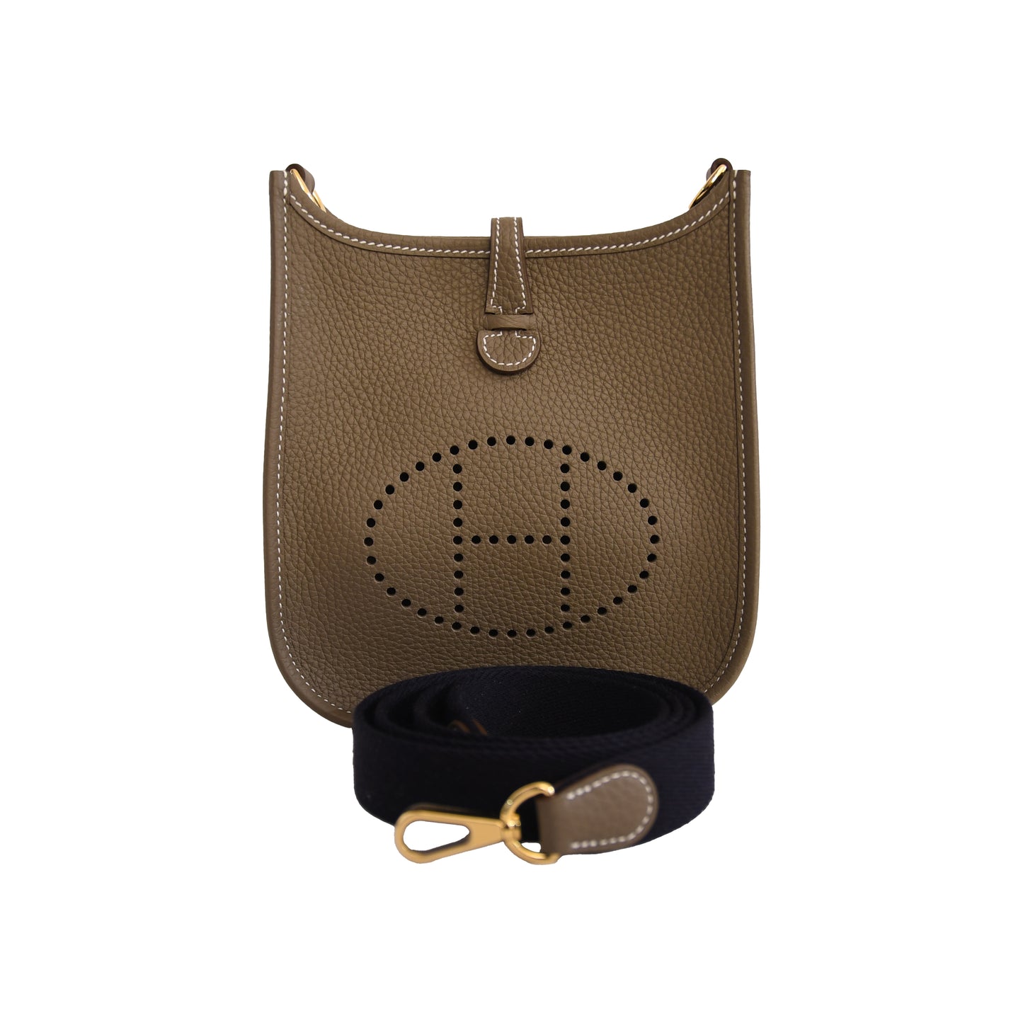 Hermes Evelyne TPM Clemence Palladium Hardware Etoupe-NOBLEMARS