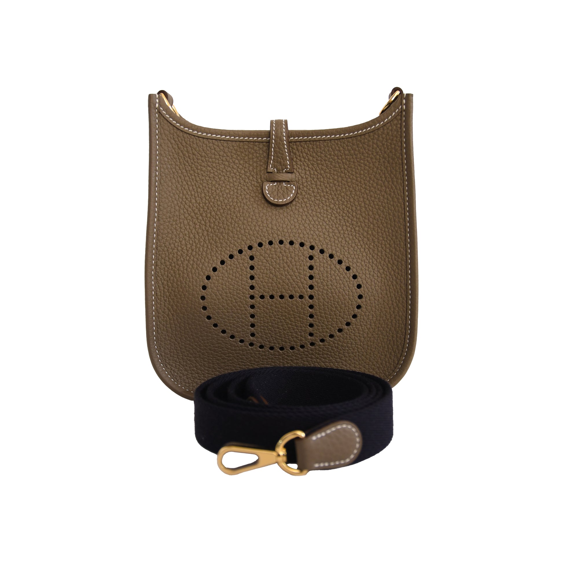 Hermes Evelyne TPM Clemence Palladium Hardware Etoupe-NOBLEMARS