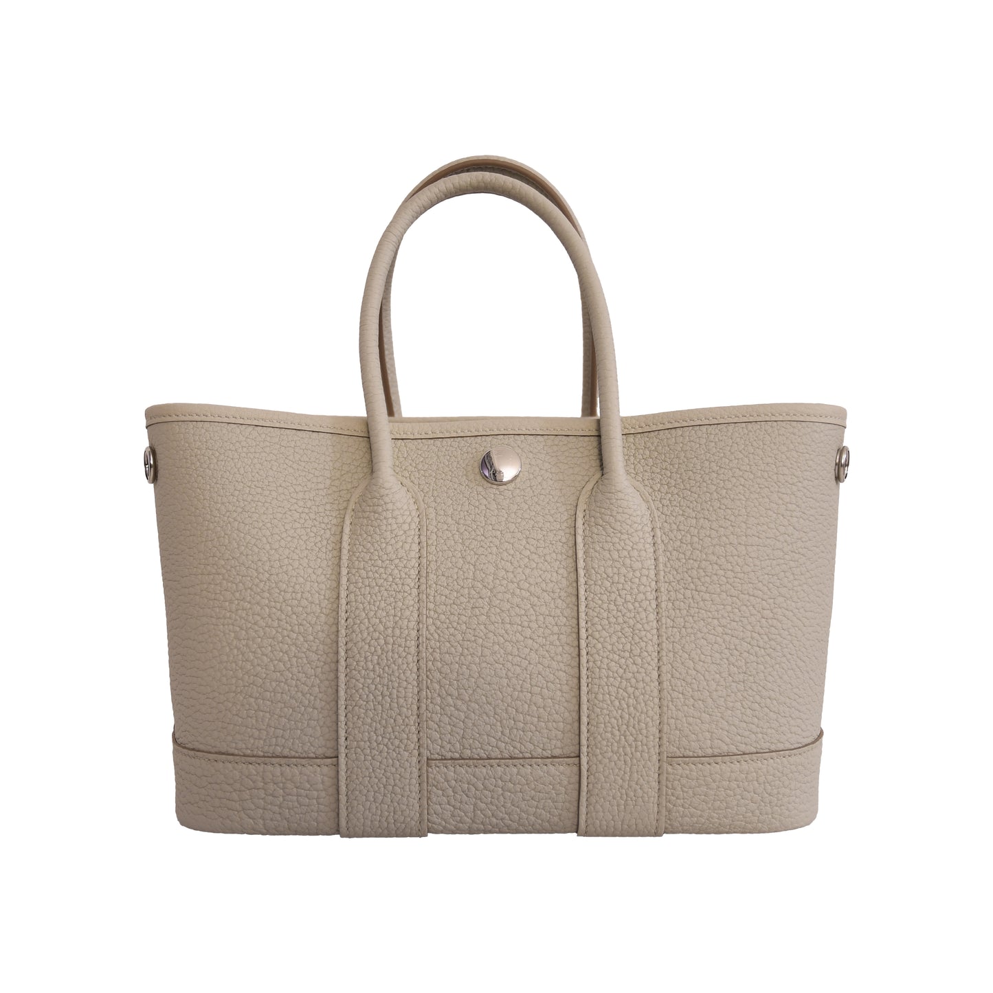 Hermes Mini Garden Party Negonda Palladium Hardware Beton-NOBLEMARS
