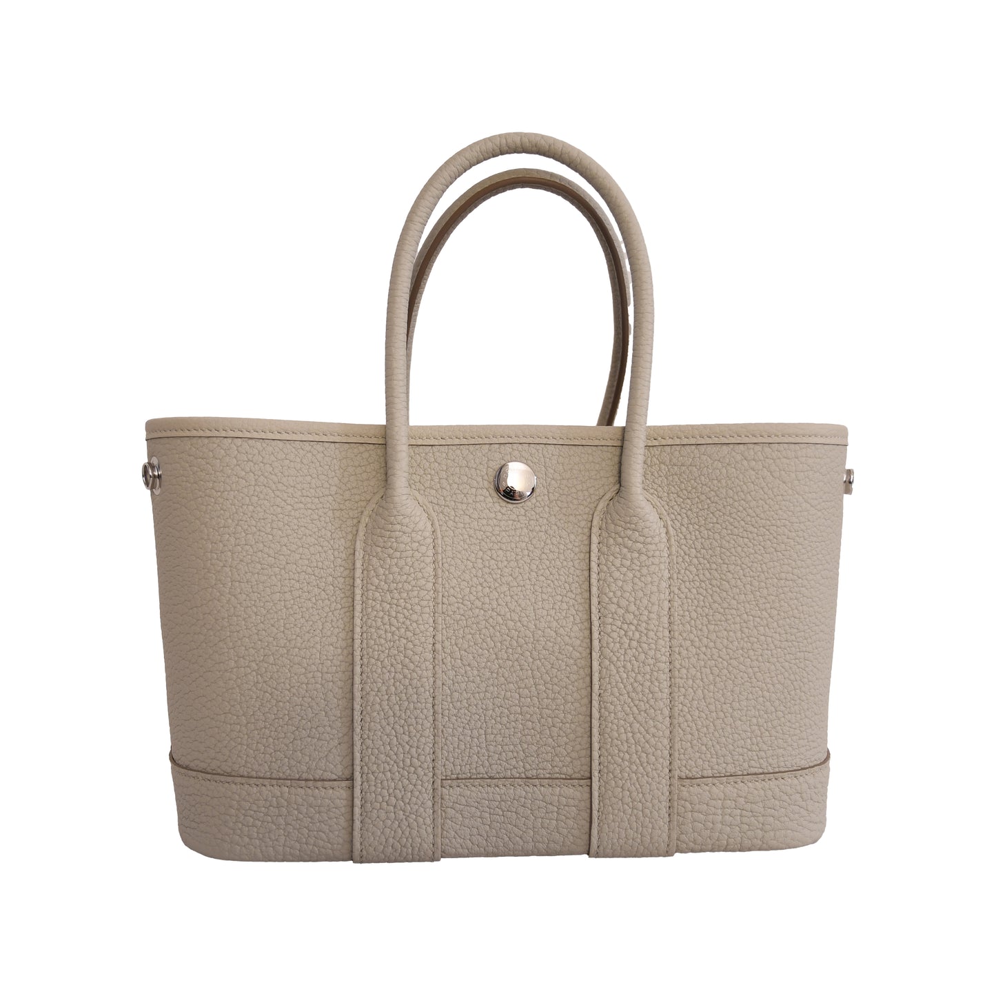 Hermes Mini Garden Party Negonda Palladium Hardware Beton-NOBLEMARS