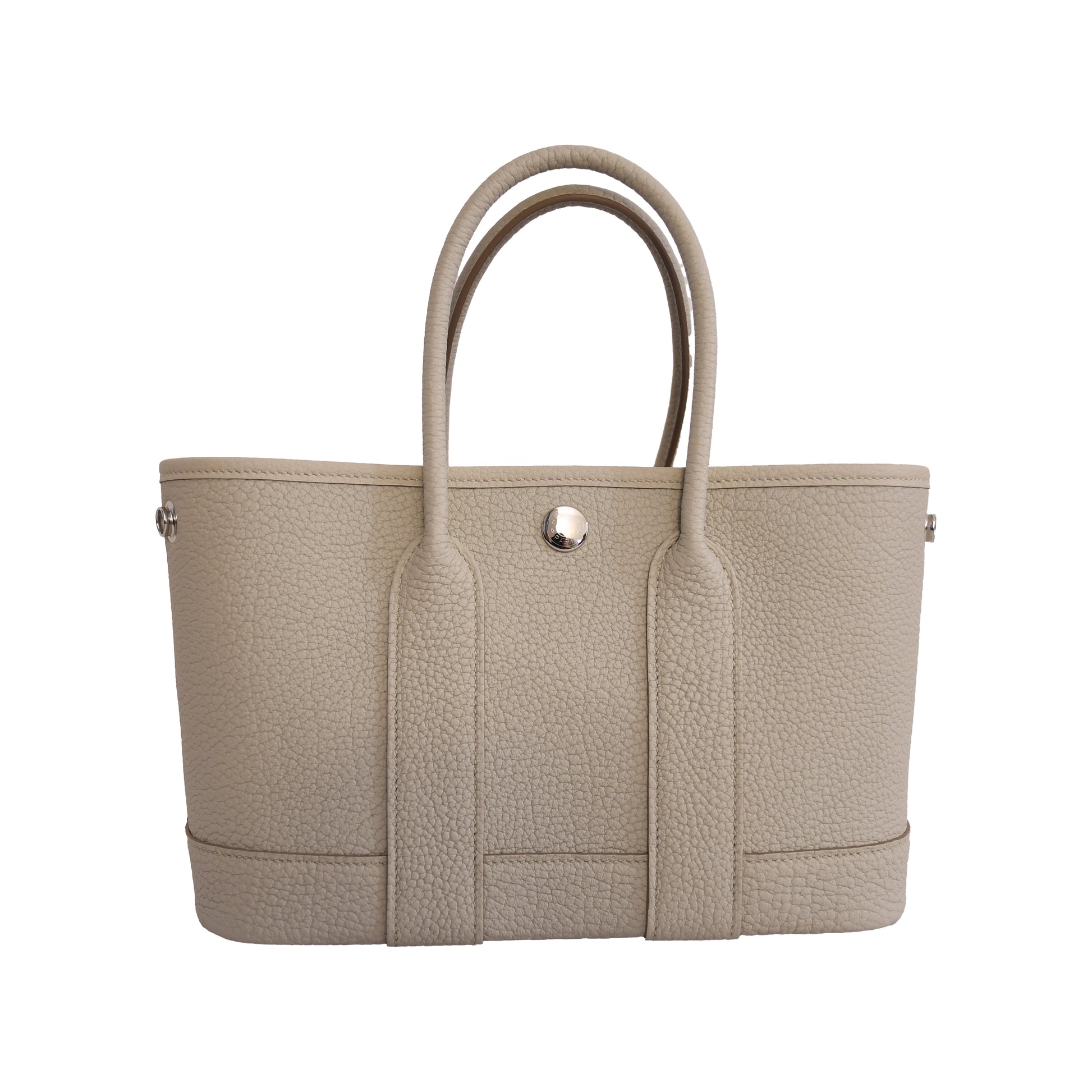 Hermes Mini Garden Party Negonda Palladium Hardware Beton-NOBLEMARS