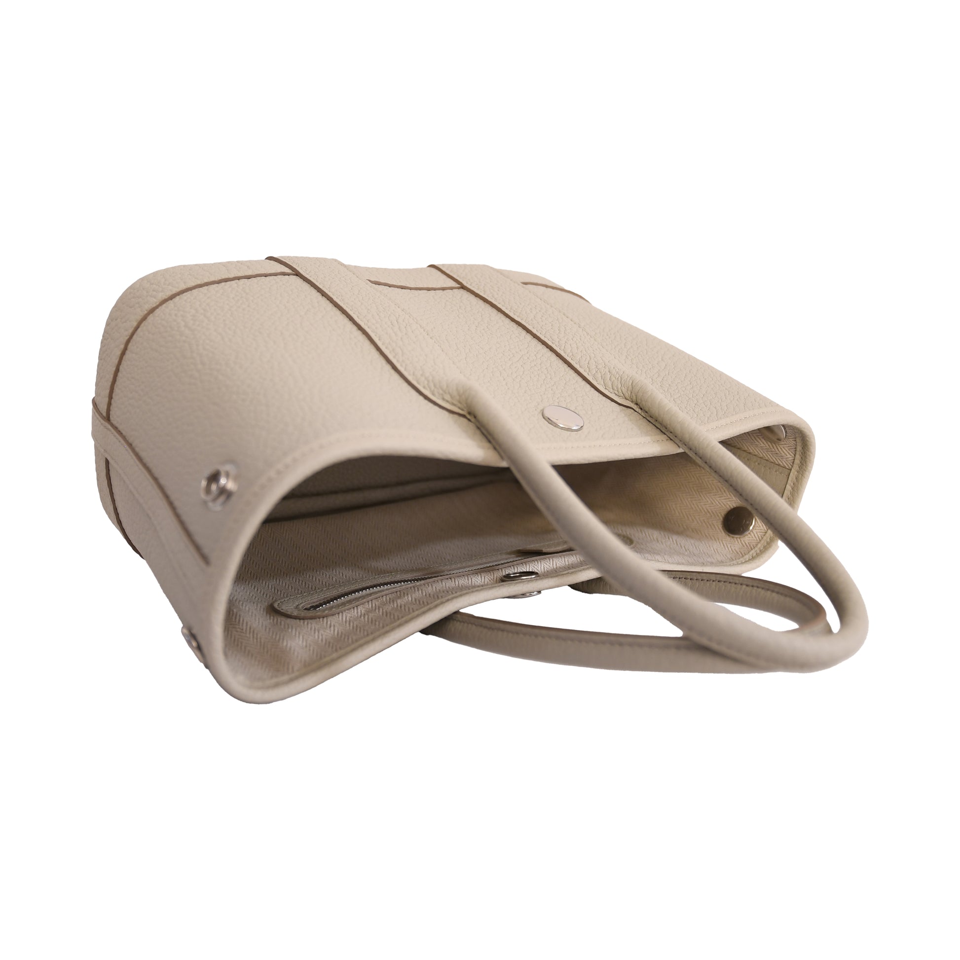 Hermes Mini Garden Party Negonda Palladium Hardware Beton-NOBLEMARS