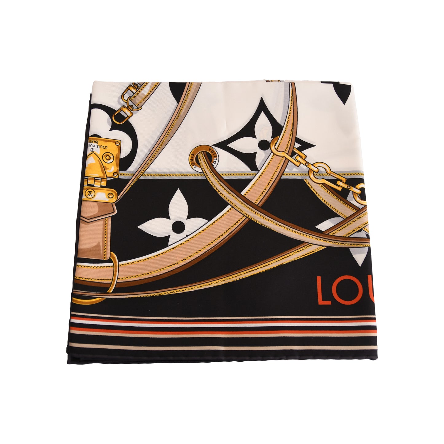 Louis Vuitton Ultimate Monogram Square 90cm Silk Scarf-NOBLEMARS
