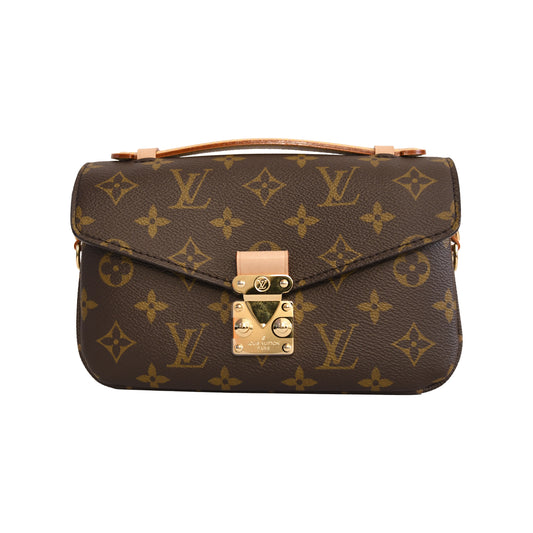 Louis Vuitton Monogram East West Pochette Metis Brown-NOBLEMARS