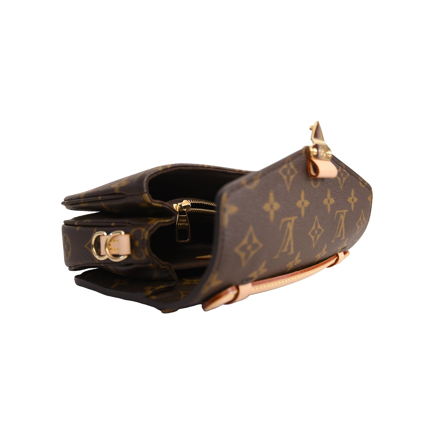 Louis Vuitton Monogram East West Pochette Metis Brown-NOBLEMARS