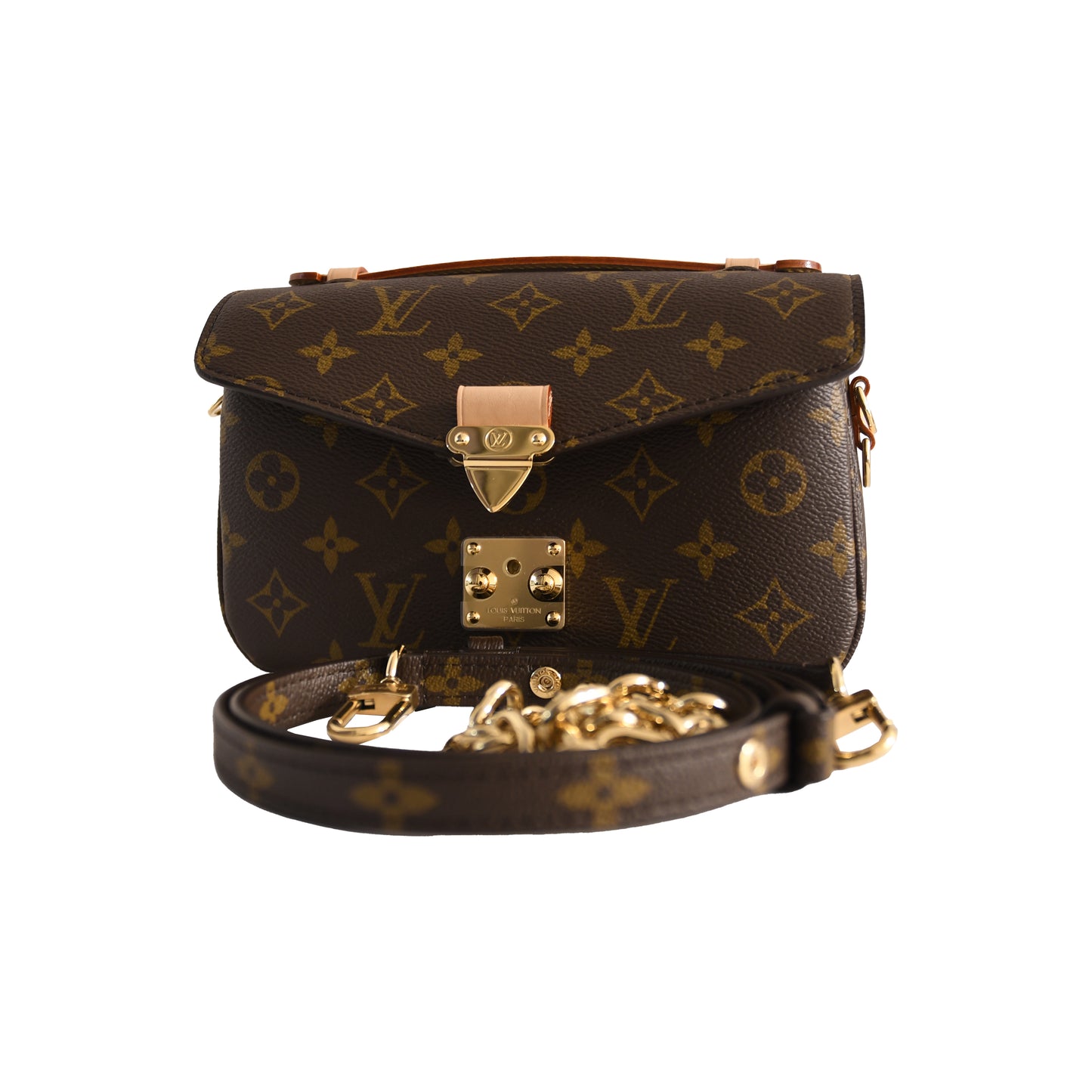 Louis Vuitton Monogram East West Pochette Metis Brown-NOBLEMARS