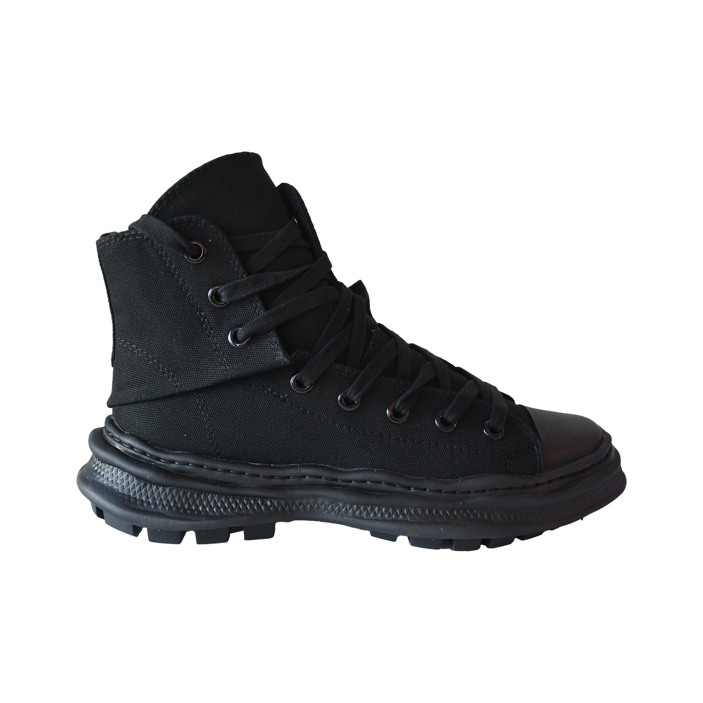 Maison Mihara X Limi Feu Yasuhiro Unisex Twist Sneakers Black-NOBLEMARS