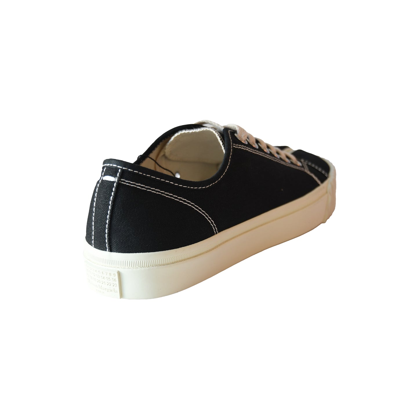 Maison Margiela Tabi Low-Top Sneaker Black White-NOBLEMARS
