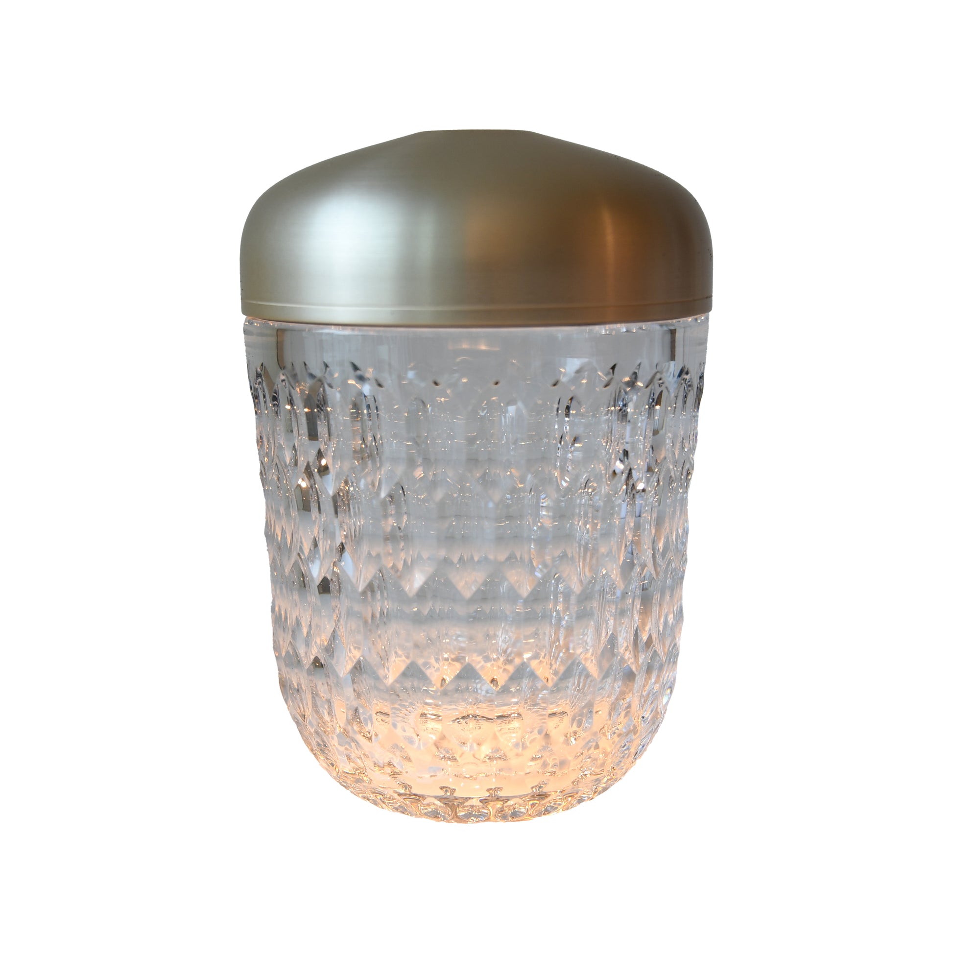 Hermes Saint Louis Folia Mini Portable Crystal Lamp Gold-NOBLEMARS