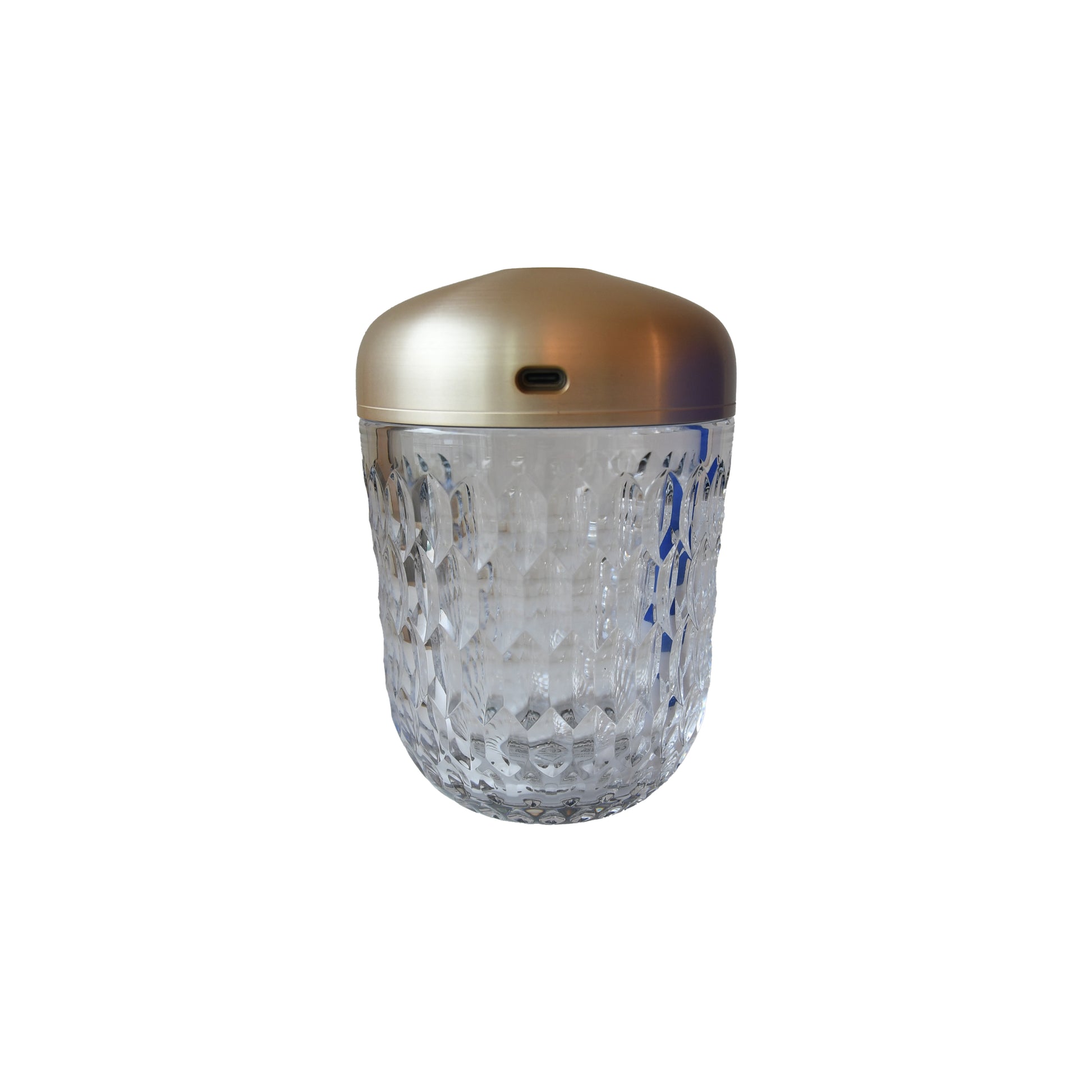 Hermes Saint Louis Folia Mini Portable Crystal Lamp Gold-NOBLEMARS