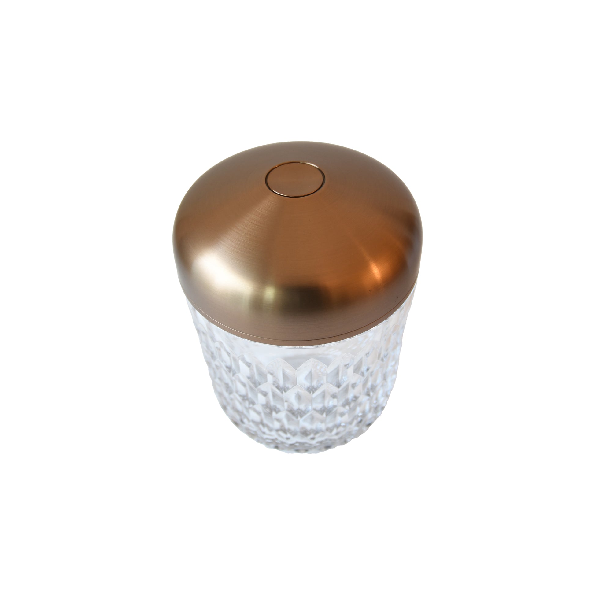 Hermes Saint Louis Folia Mini Portable Crystal Lamp Copper-NOBLEMARS
