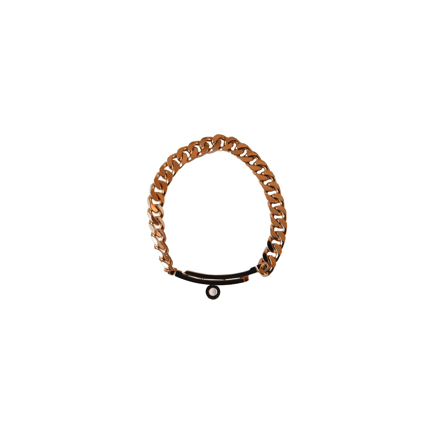 Hermes Diamonds Kelly Gourmette Bracelet Rose Gold-NOBLEMARS