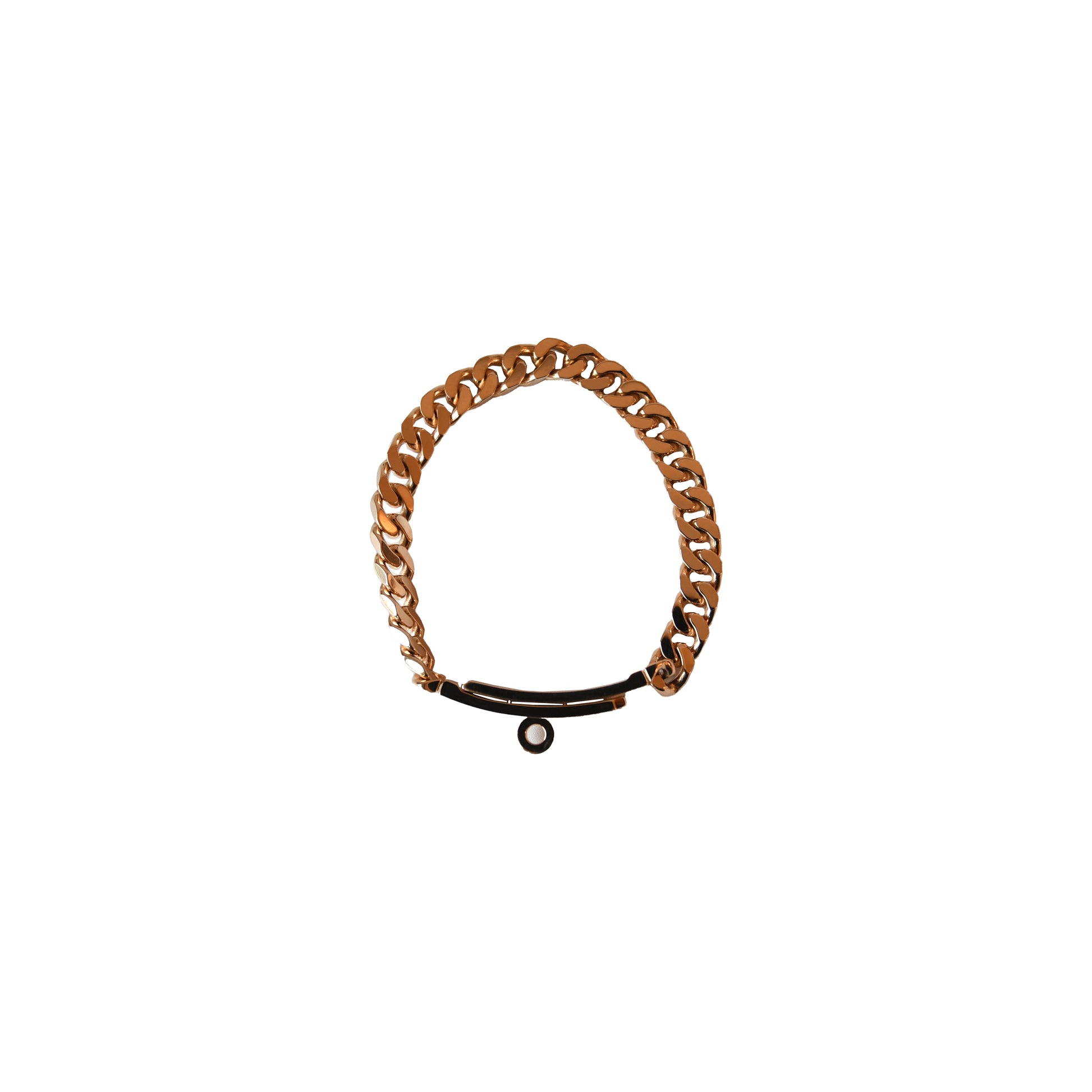 Hermes Diamonds Kelly Gourmette Bracelet Rose Gold-NOBLEMARS