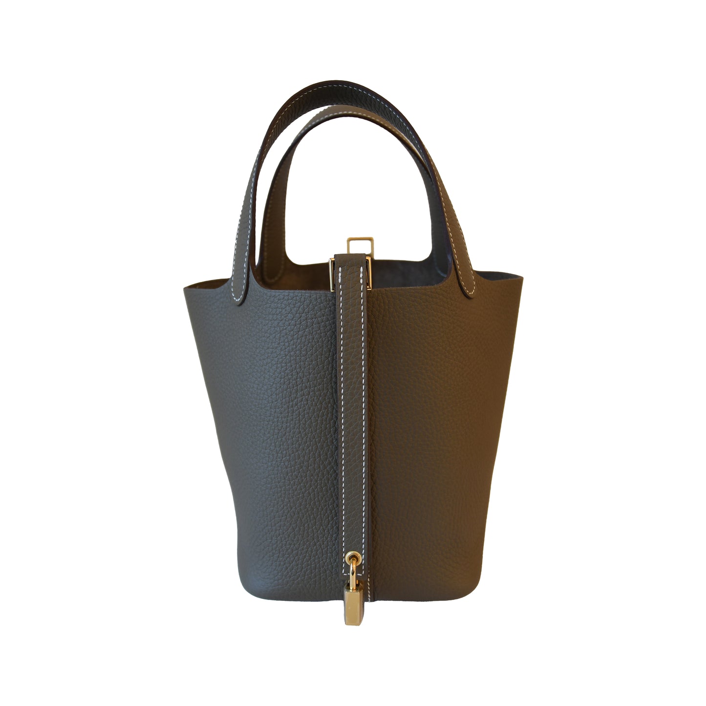 Hermes Picotin 18 bag Gold Hardware Etoupe-NOBLEMARS