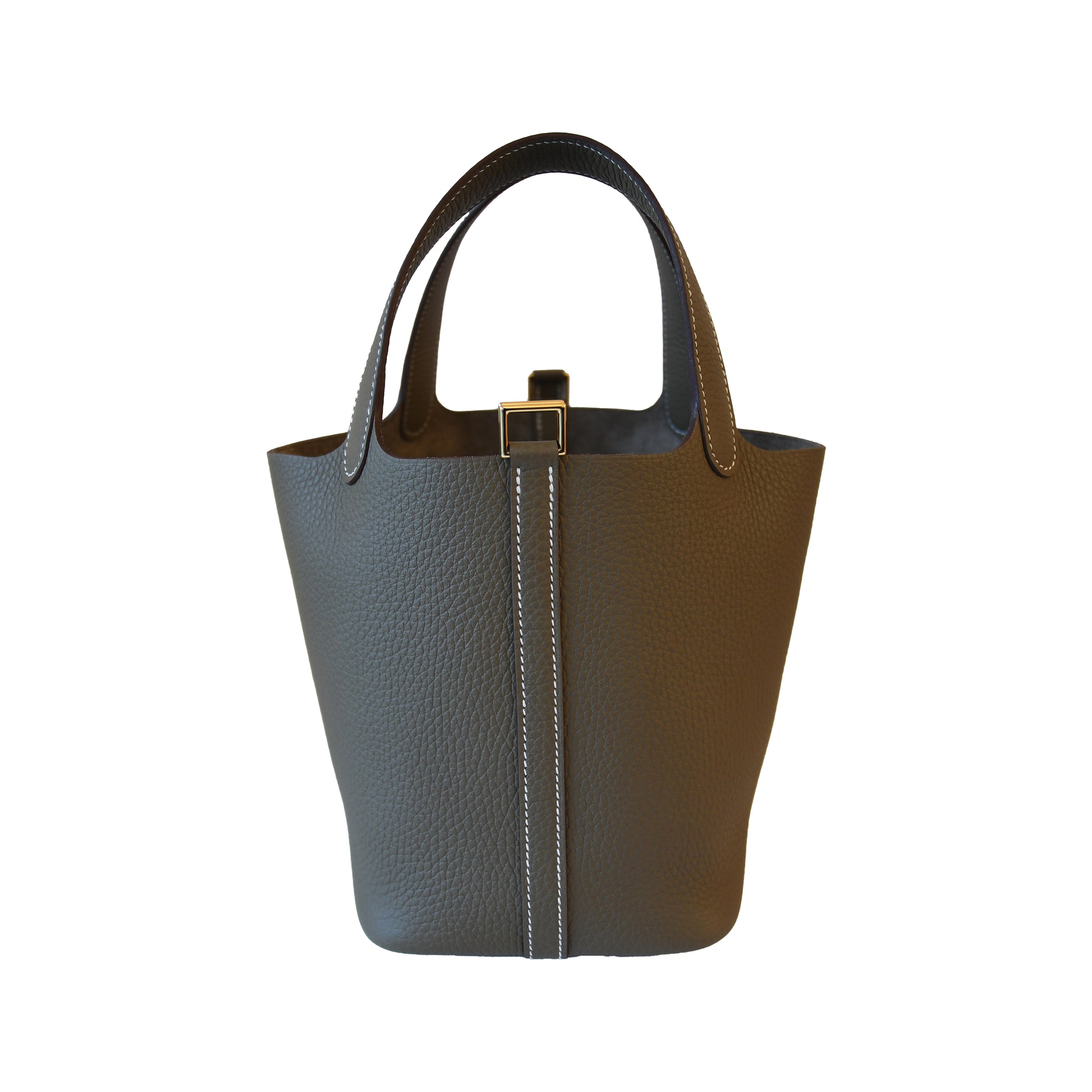 Hermes Picotin 18 bag Gold Hardware Etoupe-NOBLEMARS