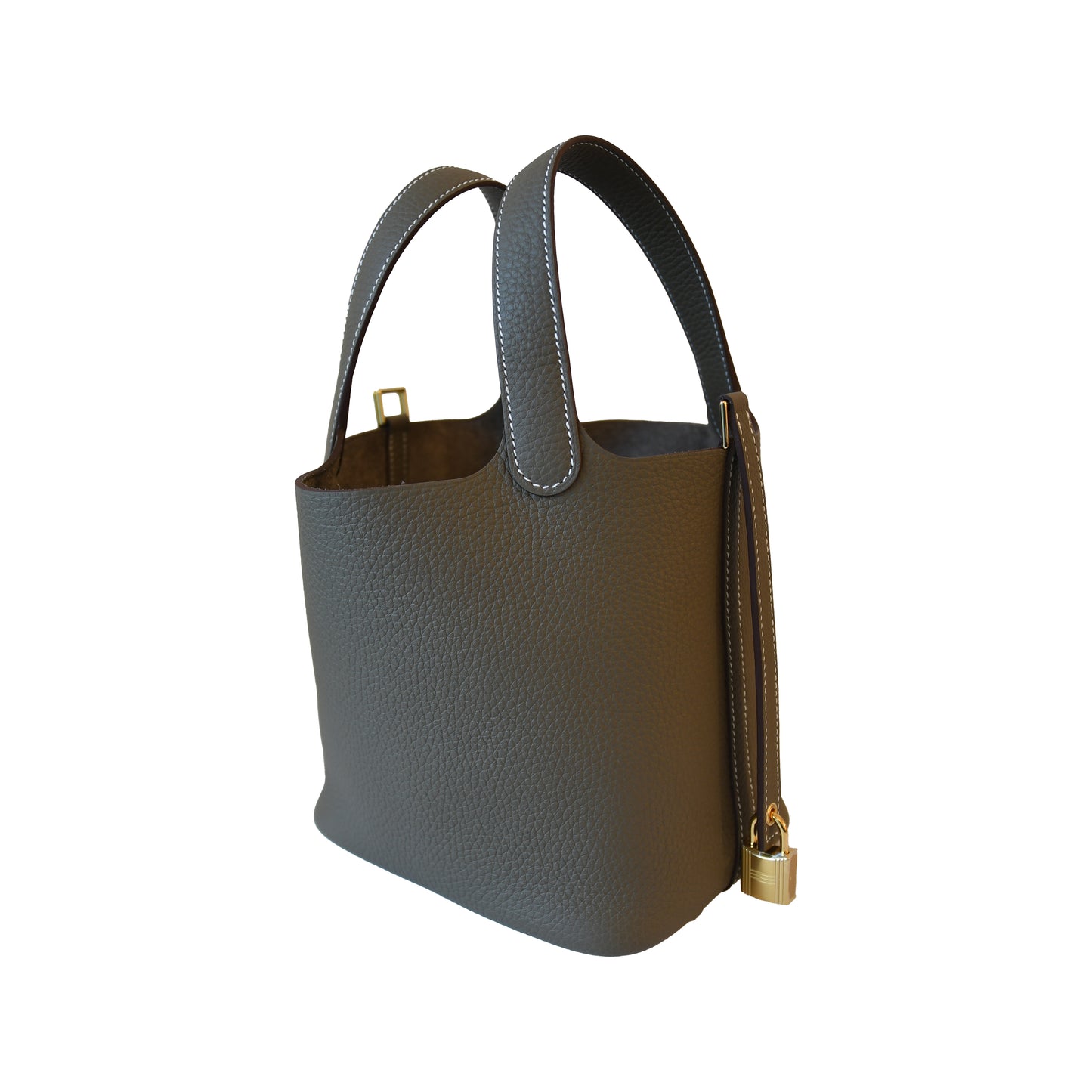 Hermes Picotin 18 bag Gold Hardware Etoupe-NOBLEMARS
