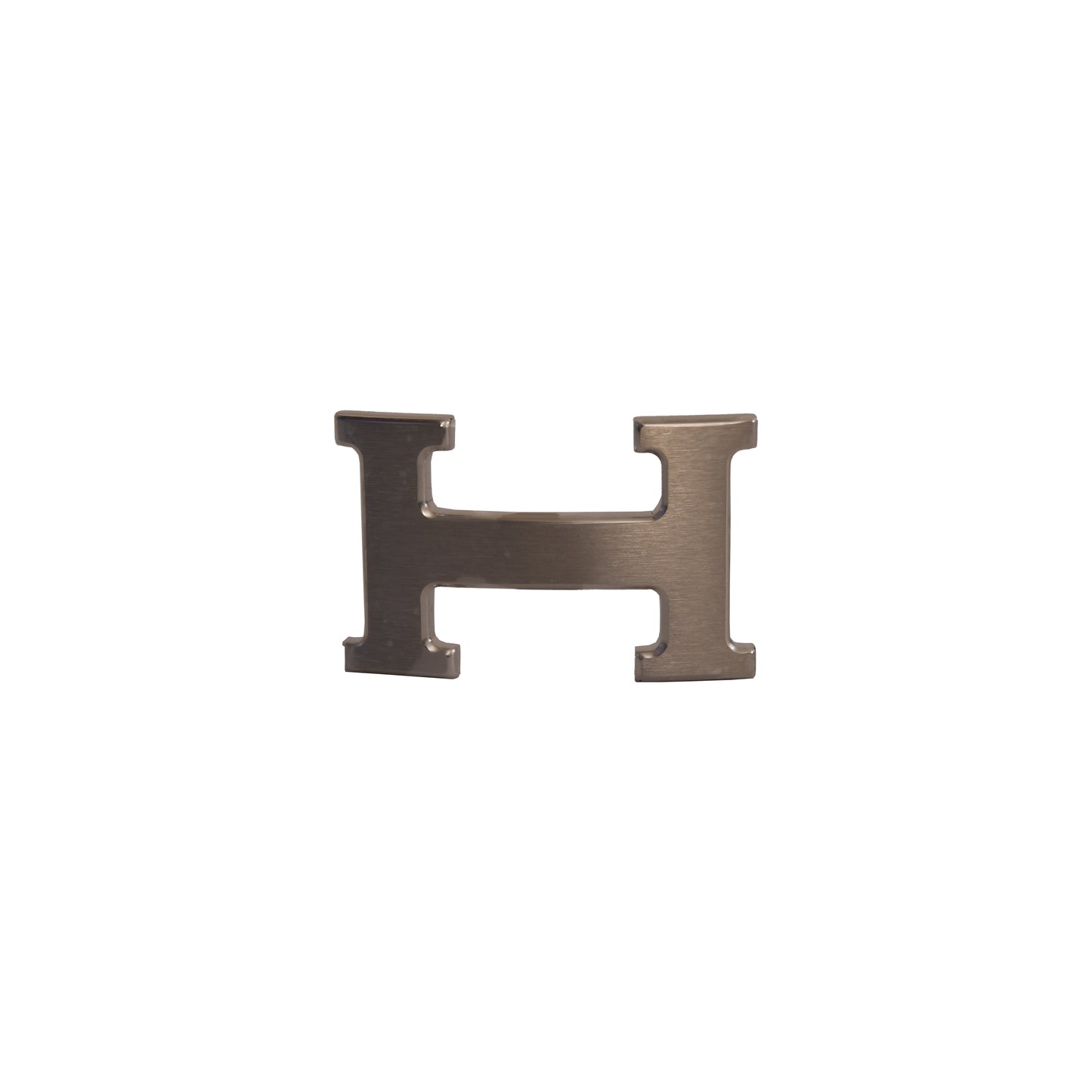 Hermes 32mm Constance H Belt Buckle With Reversible Veau Box Veau Togo Palladium Plated Hardware Noir Chocolate-NOBLEMARS