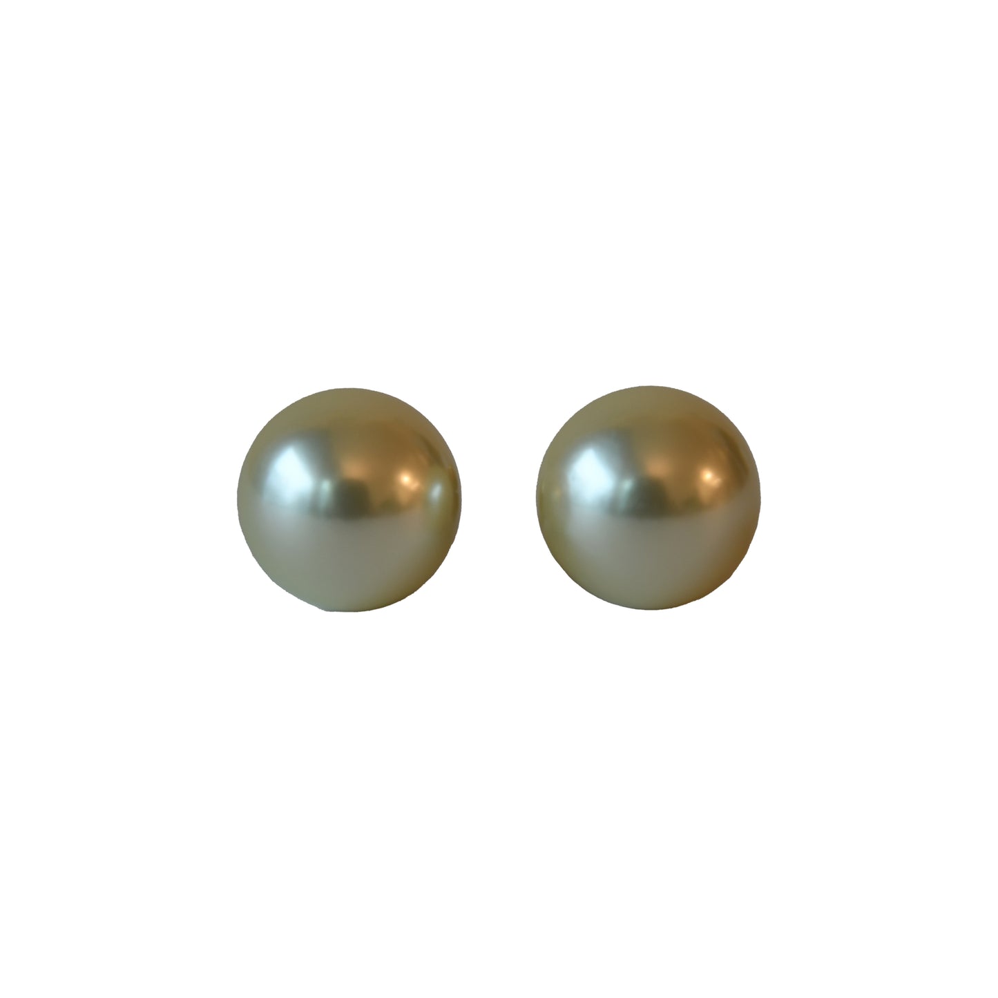 Dior Tribales Clover and Heart Pearl Stud Earrings Gold-NOBLEMARS