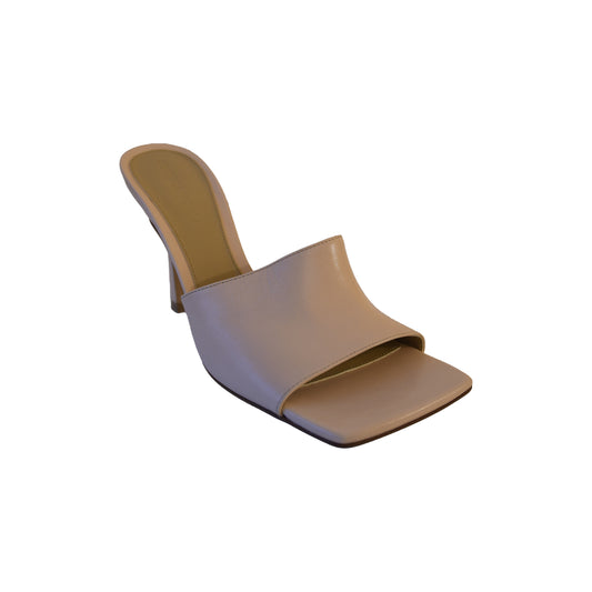 Bottega Veneta Stretch Sandal Lounge Nappa Bandage Beige-NOBLEMARS