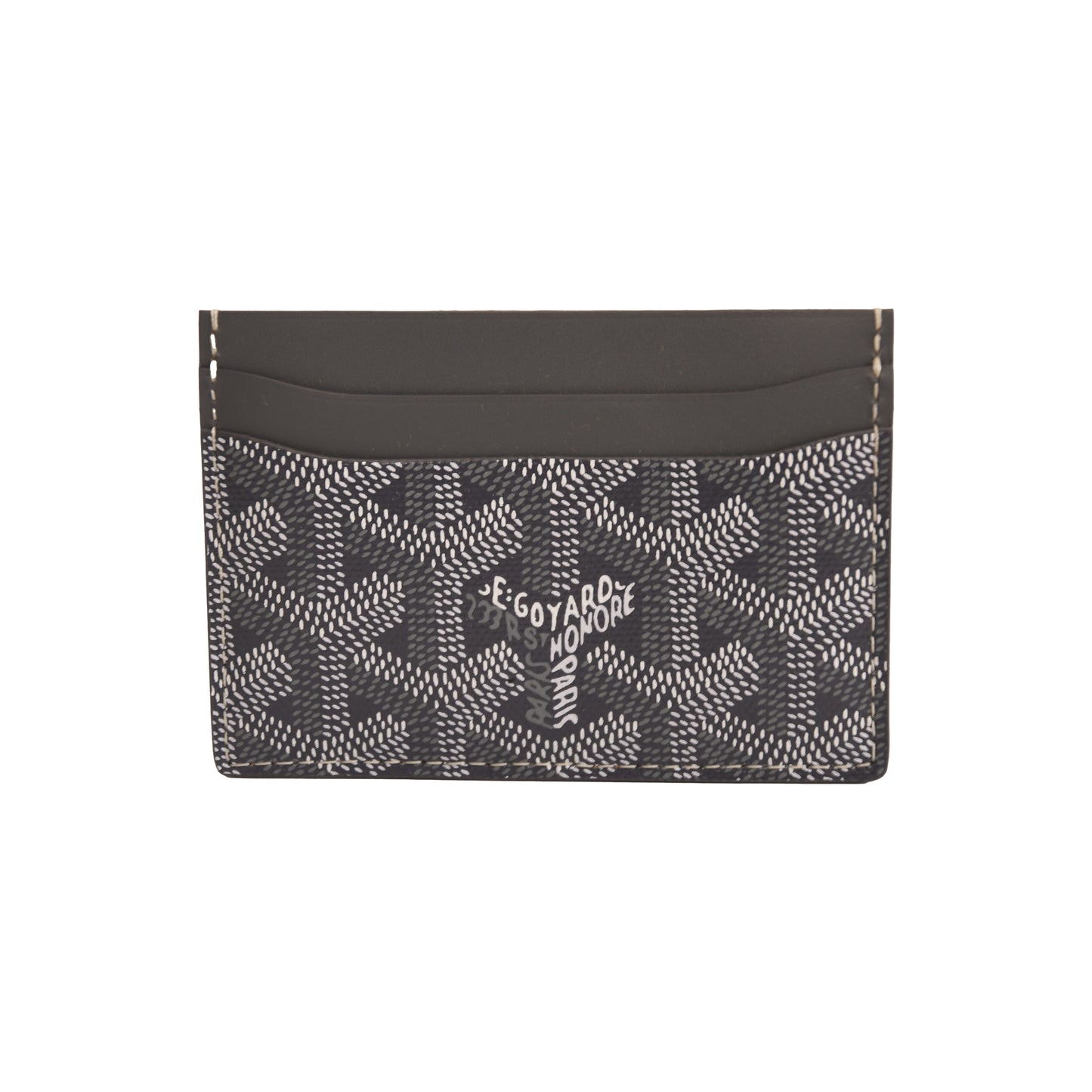 Goyard Saint Sulpice Card Holder Grey-NOBLEMARS