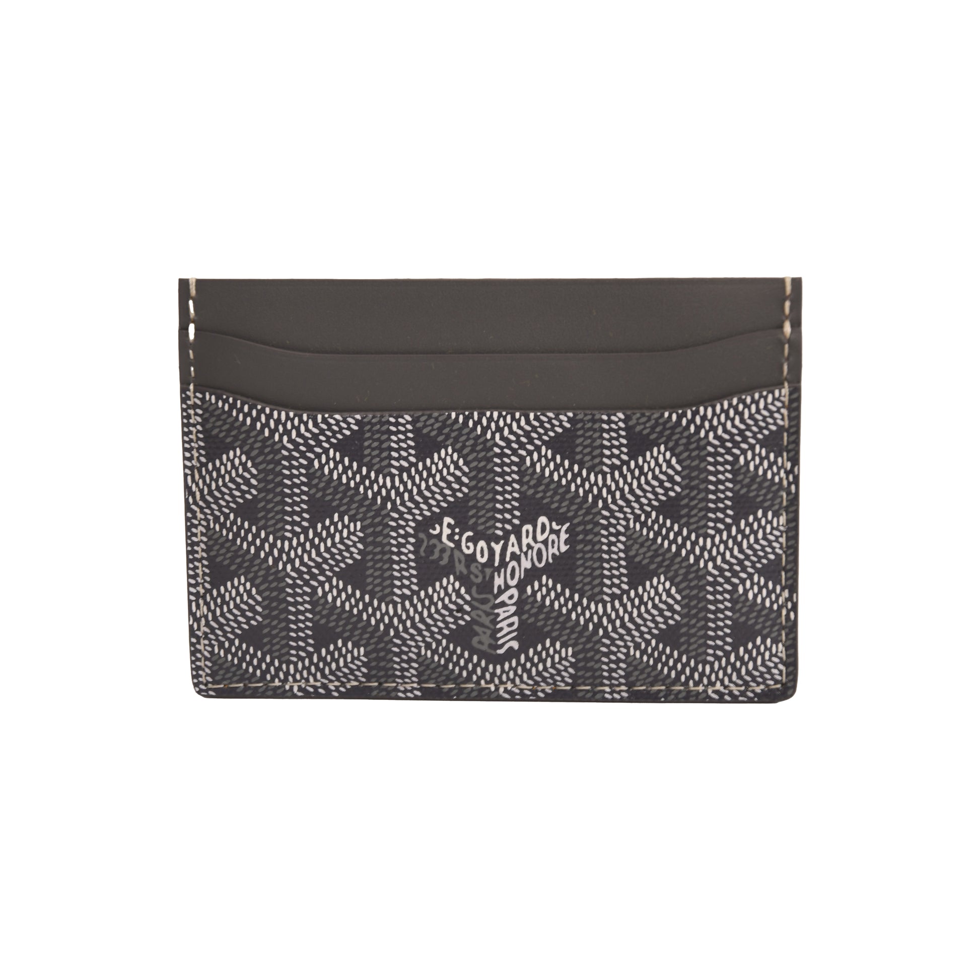 Goyard Saint Sulpice Card Holder Grey-NOBLEMARS