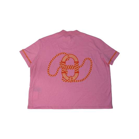 Hermes Canoe Boxy T-Shirts Pink-NOBLEMARS