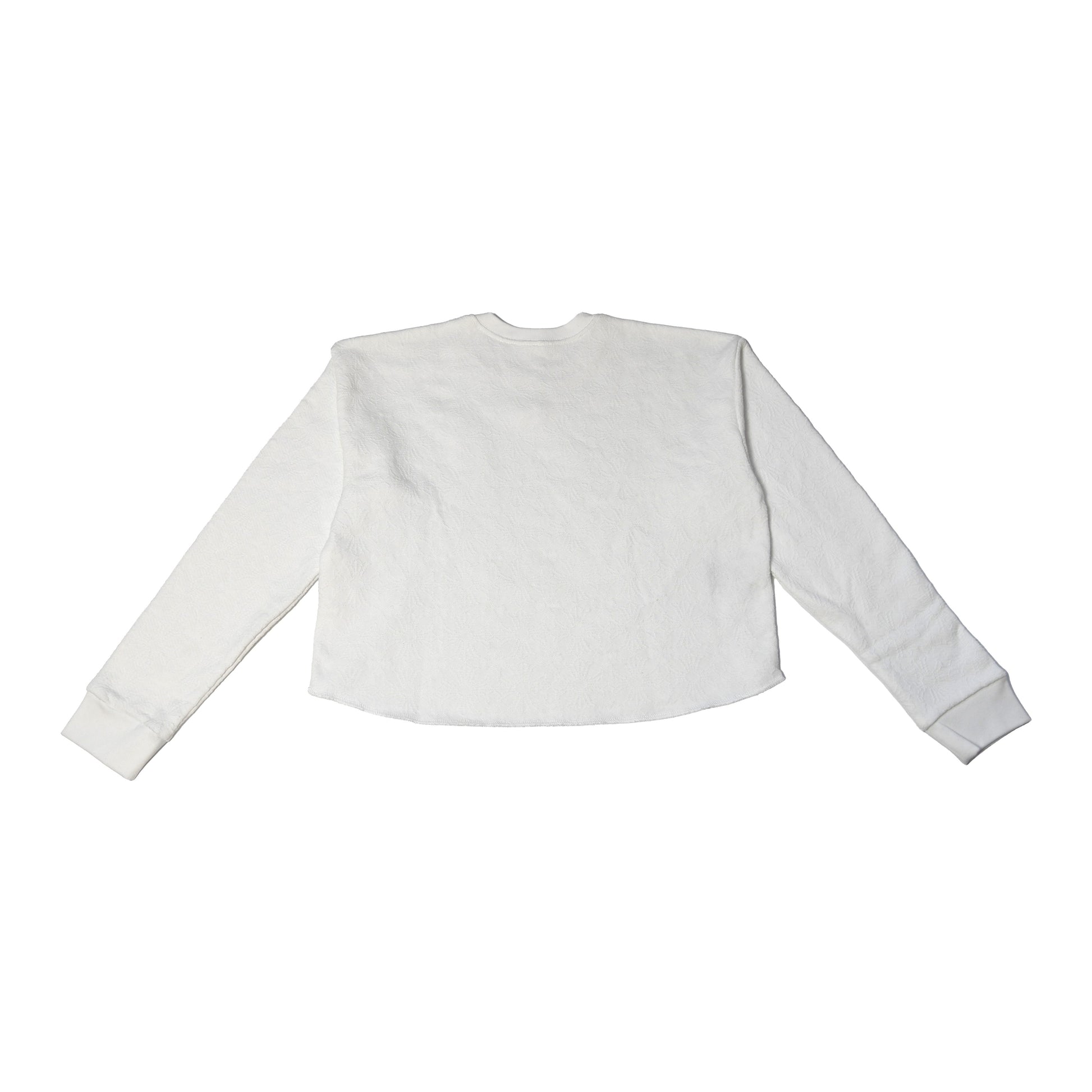 Chrome Hearts Jacquard Monogram Crewneck Sweatshirt White-NOBLEMARS