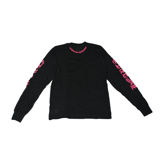Chrome Hearts Neck Logo L/S Pocket T-Shirt Pink Black