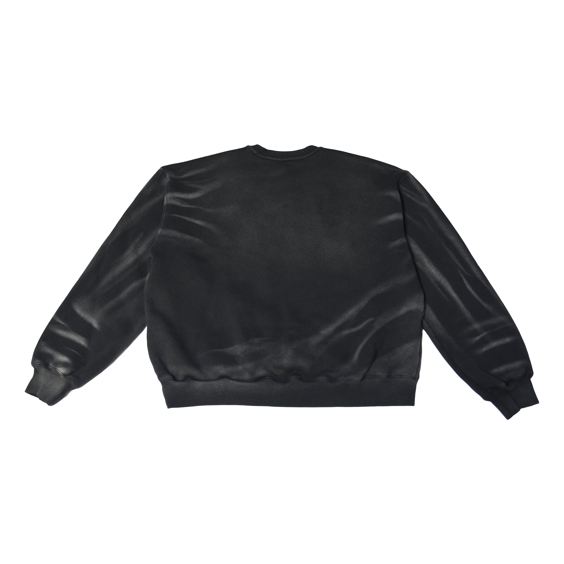 Alexander Wang Logo Embossed Ribbed Pullover Sweater Black-NOBLEMARS