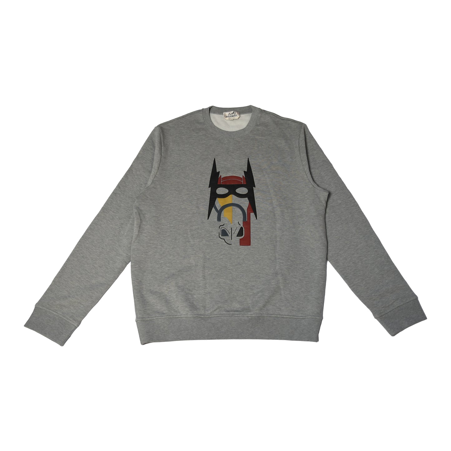 Hermes Super H Horse Graphic Print Sweatshirts Grey-NOBLEMARS