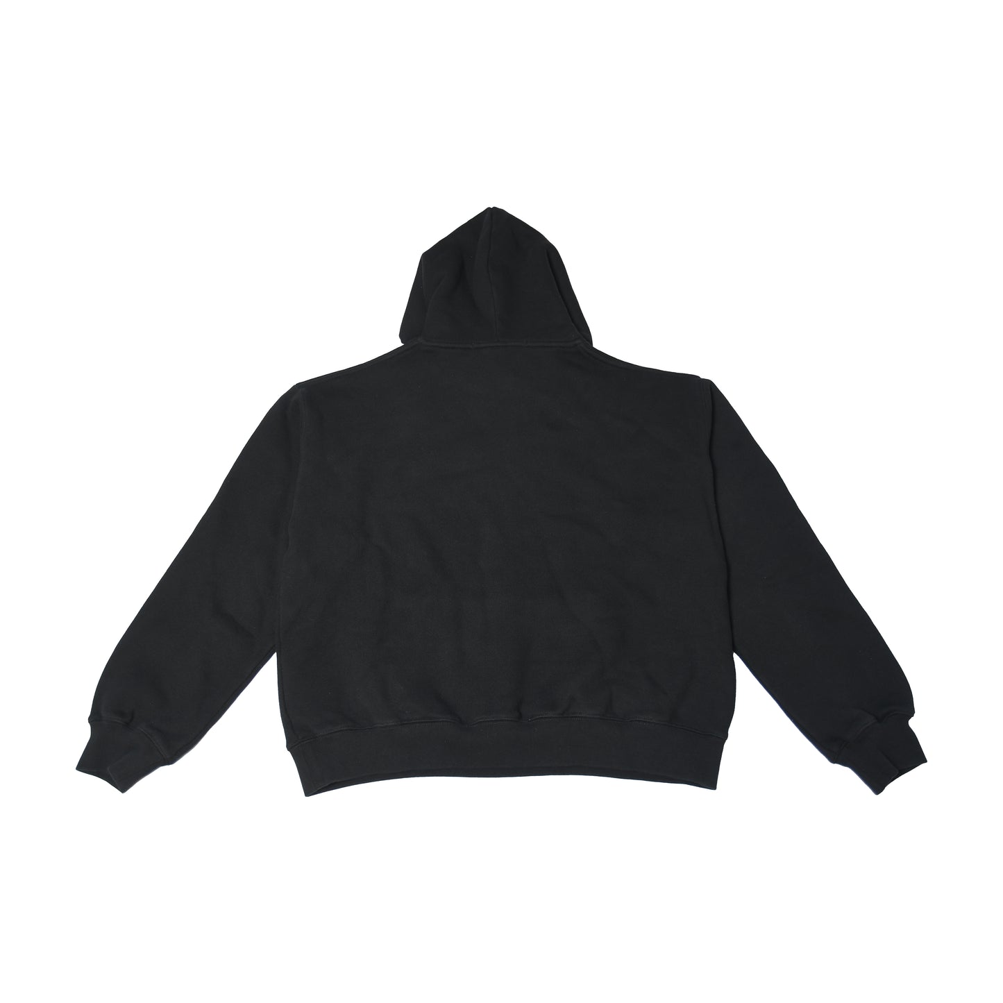 Alexander Wang Distressed Logo Hoodie Black-NOBLEMARS