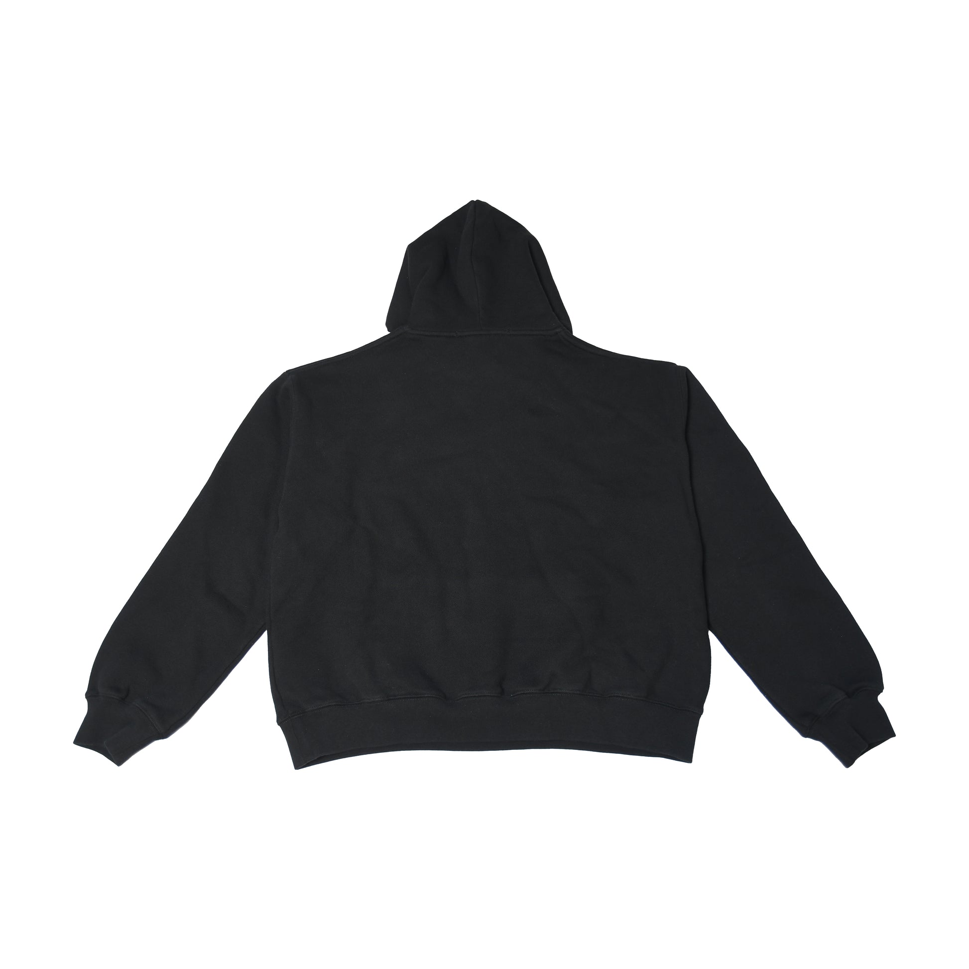 Alexander Wang Distressed Logo Hoodie Black-NOBLEMARS