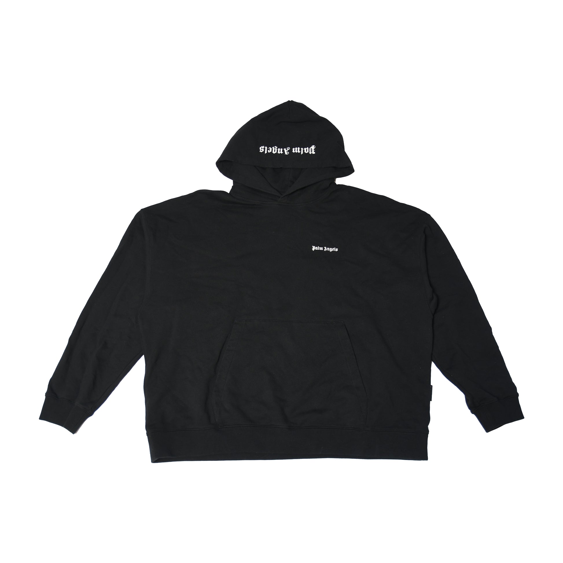 Palm Angels Classic Logo Hoodie Black-NOBLEMARS