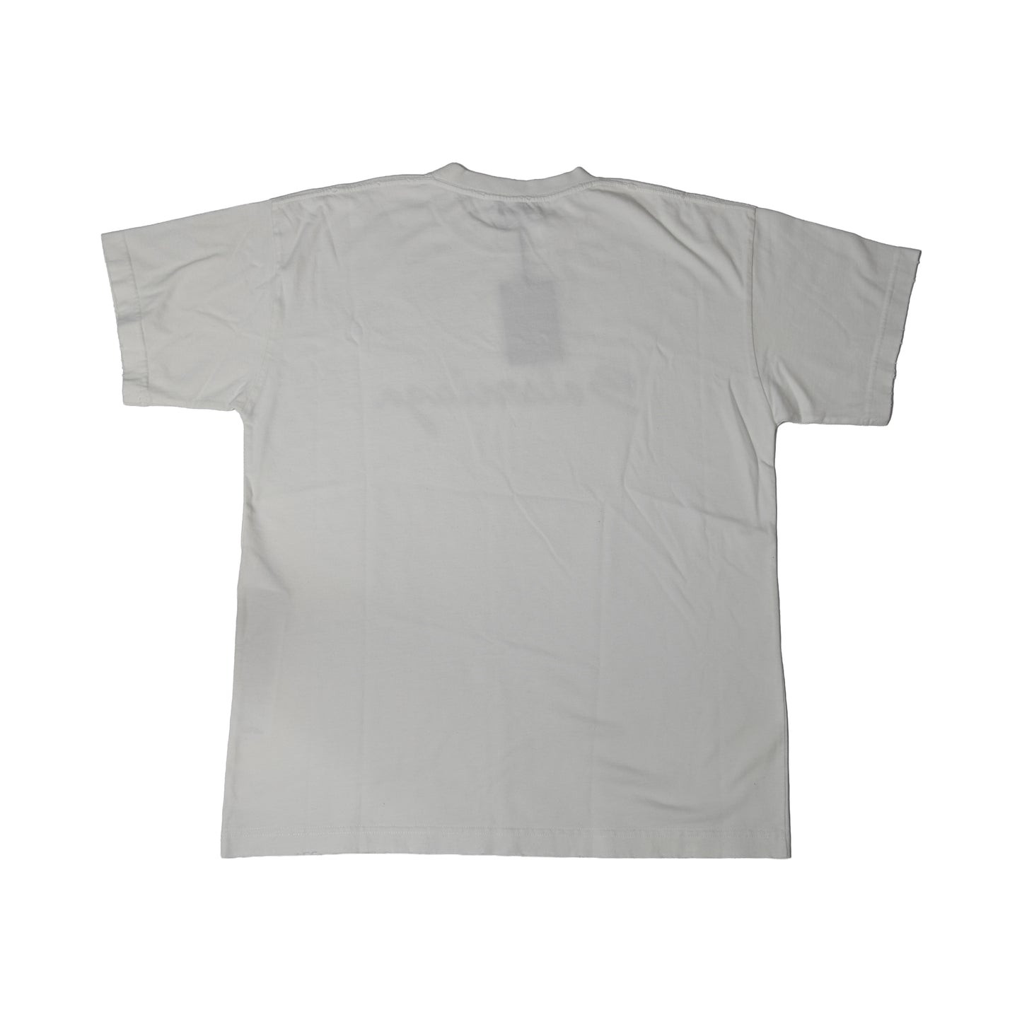 Balenciaga Script Logo T-Shirts White