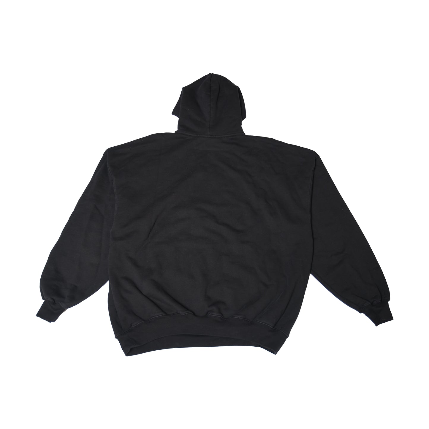 Balenciaga Wifi Signal Graphic Logo Large Fit Hoodie Black