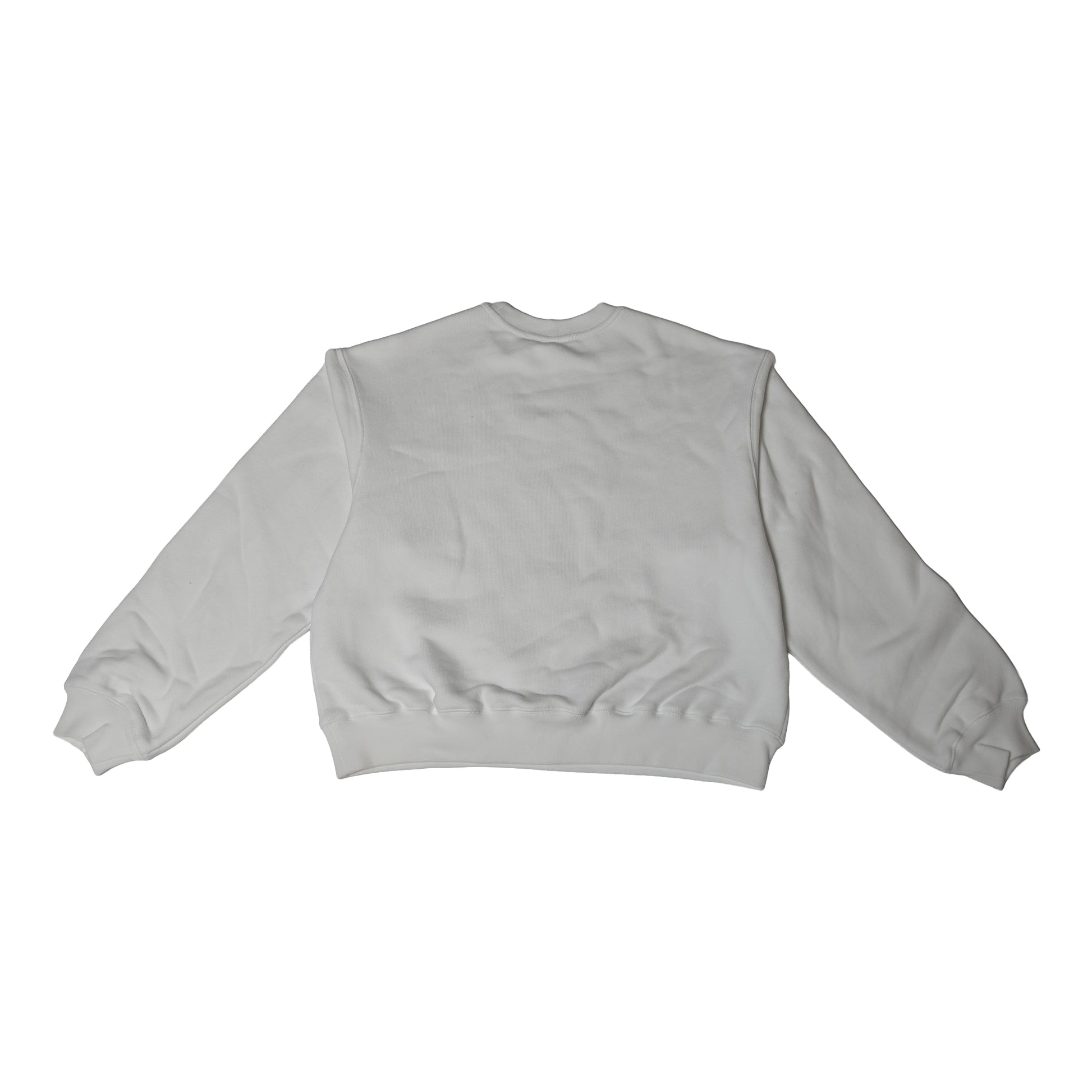 Alexander Wang Logo Print Crewneck Sweatshirts White-NOBLEMARS