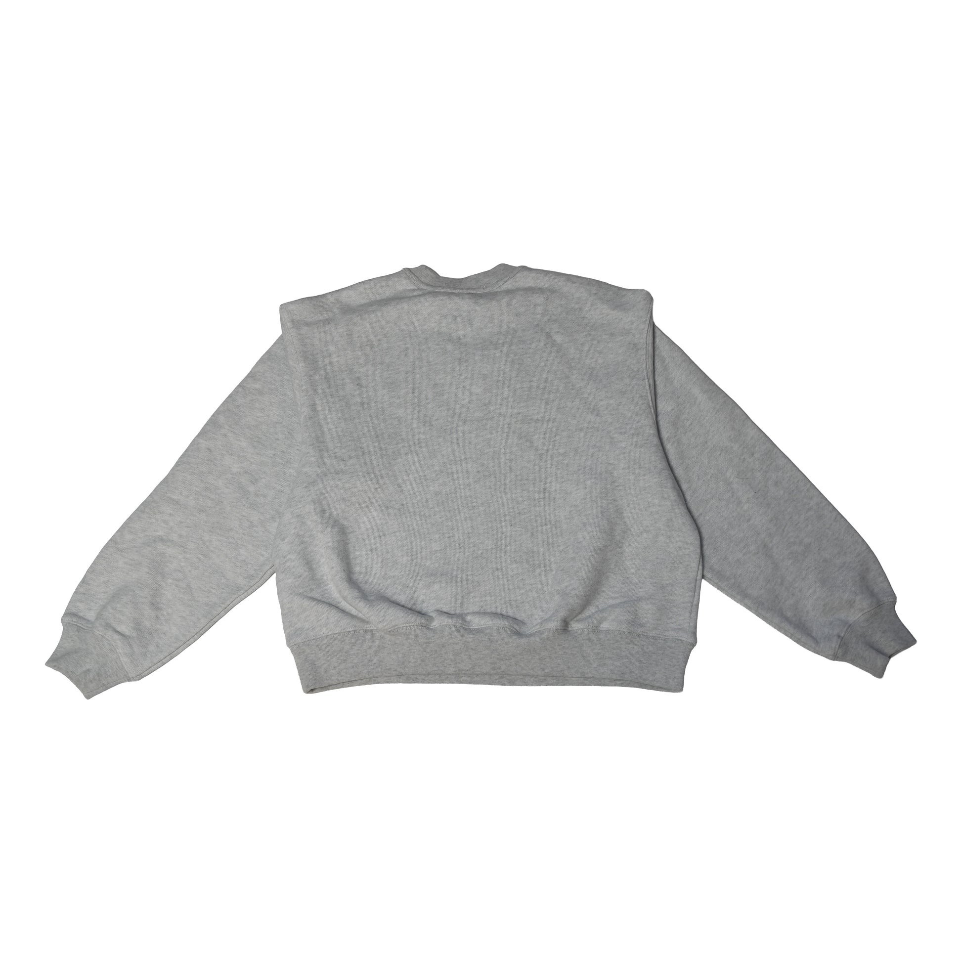 Alexander Wang Logo Print Crewneck Sweatshirts Light Grey-NOBLEMARS