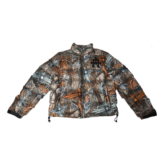 Chrome Hearts Nike NOCTA Cross Patch Puffer Jacket Multicolor