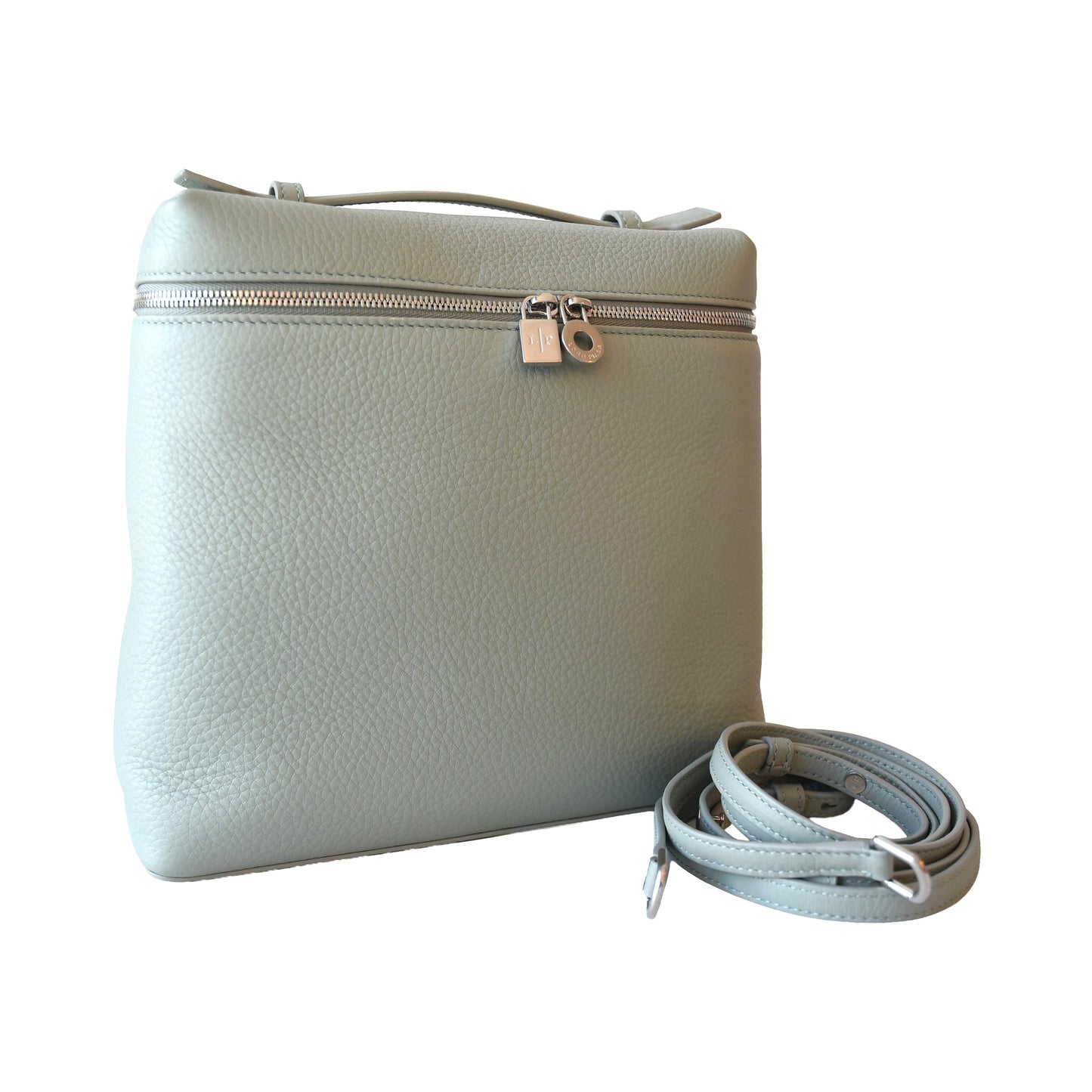 Loro Piana Extra Pocket L23.5 Backpack Eucalyptus