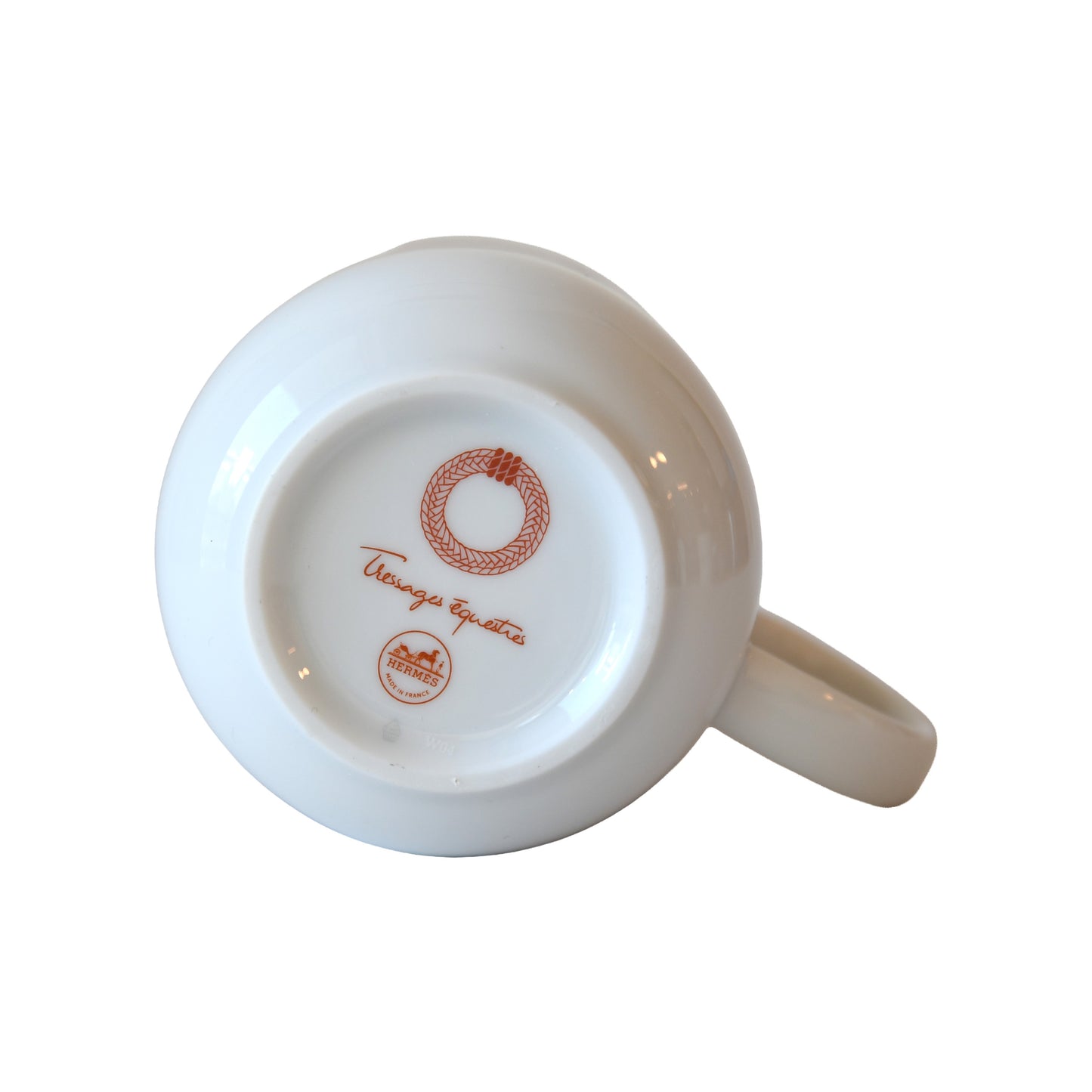 Hermes Tressages Equestres Mug N1 Orange White Red-NOBLEMARS