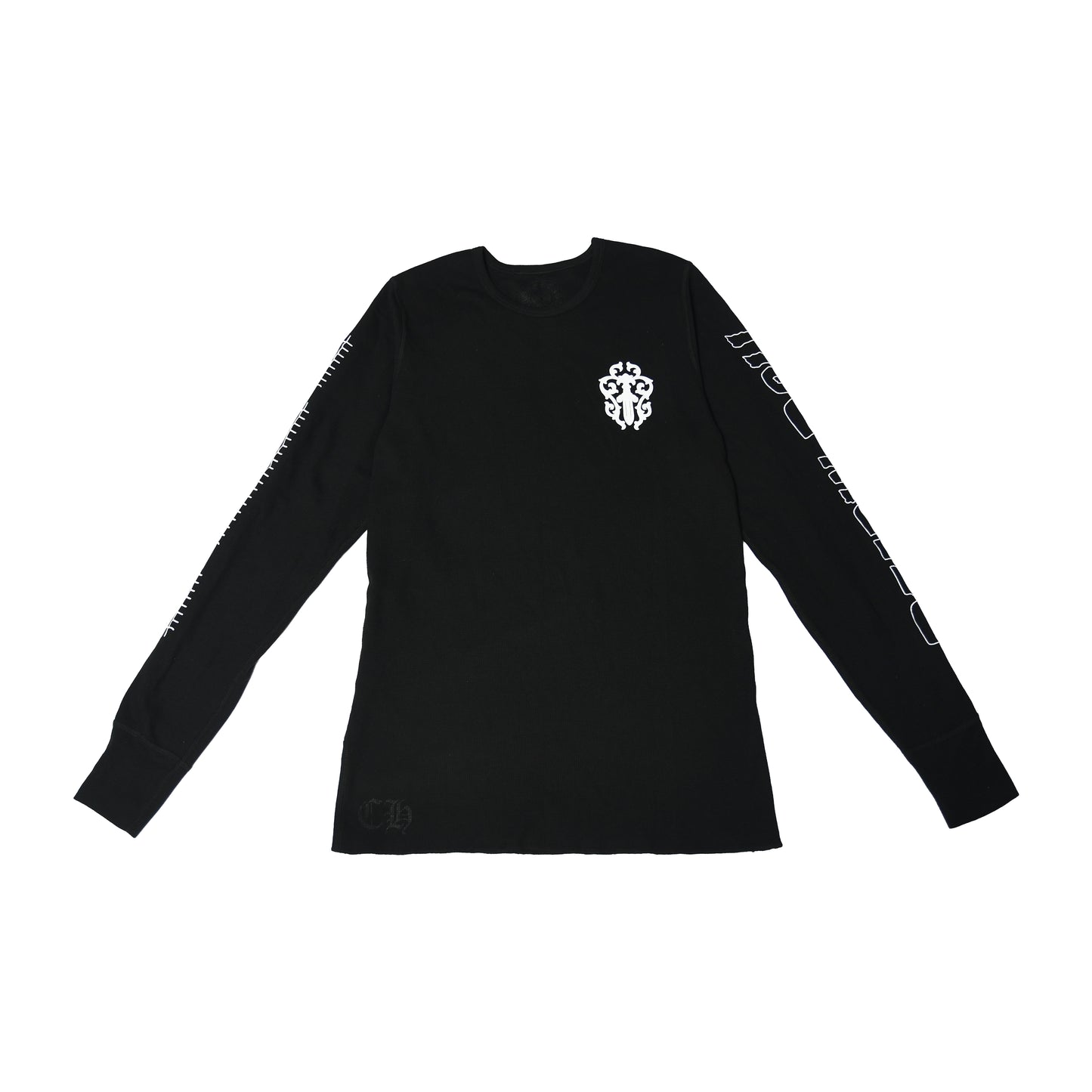 Chrome Hearts Deadly Doll Thermal L/S T-Shirts Black-NOBLEMARS