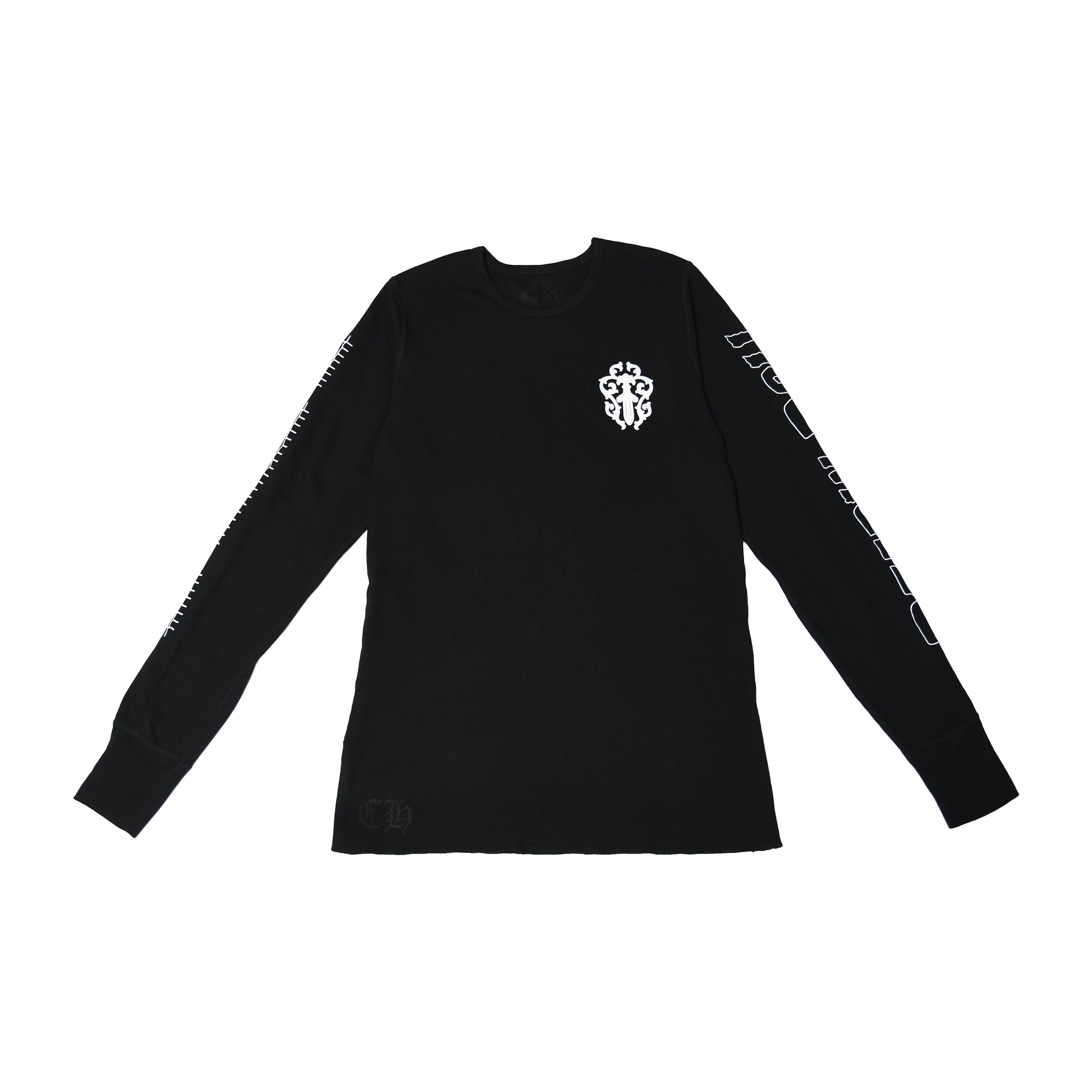 Chrome Hearts Deadly Doll Thermal L/S T-Shirts Black-NOBLEMARS